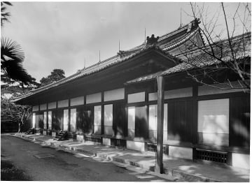 表書院(焼失)・大廊下(焼失)南面外観の画像