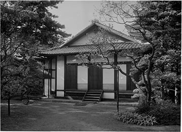 御湯殿書院(焼失)南面外観の画像