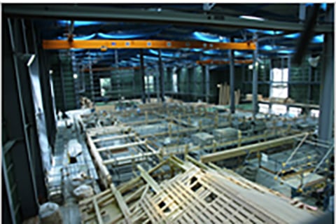 2011年5月~9月撮影 表書院の建て方の画像